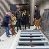 La chaufferie bois de l'école alimente un réseau de chaleur qui fournit plusieurs bâtiments communaux
