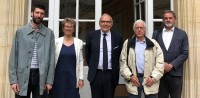Réunion de Communes forestières France avec trois conseillers à Matignon